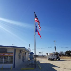 30' Sovereignty Series Flagpole | Internal Cable Halyard