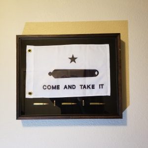 Come and Take It Framed Flag | 16"X20" with Bullets