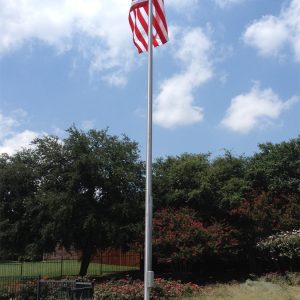 30' Continental Series Flagpole | External Rope