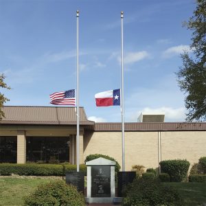 30' Centennial Series Flagpole | Internal Rope Halyard