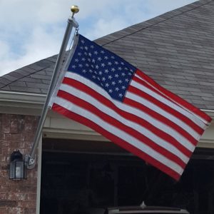 Patio Outrigger Wall Mount Flagpole | Residential Grade