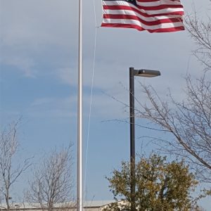 45' Continental Series Flagpole | External Rope