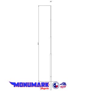 80' Monumark™ Flagpole