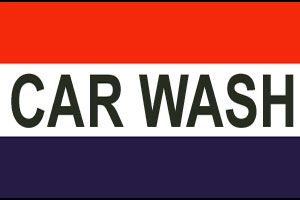 Car Wash (RWB) POLY Flag | 3'X5'