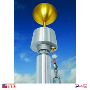 Cone Style Revolving Truck | Internal Halyard Flagpole