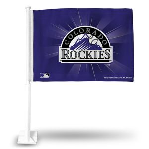 Colorado Rockies Car Flag