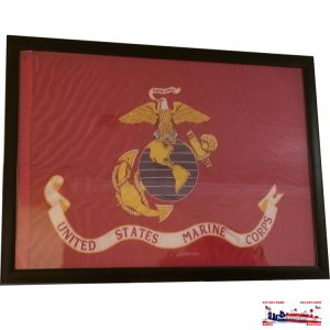 Framed Marine Corps Flag | 24"X36"