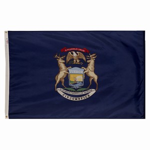 Michigan State Flag | Indoor and Outdoor