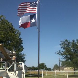 30' Estate Series Flagpole | External Rope