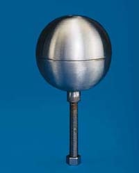 Satin Finish Ball | External or Internal Halyard Flagpole