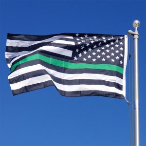 Thin Green Line US Flag | 3'X5'