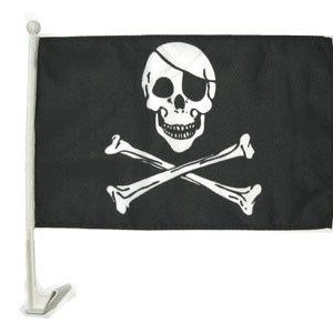 Pirate Car Flag