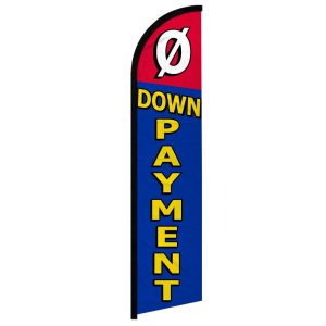 $0 Down Windless Banner Flag