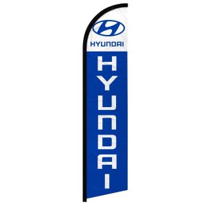 Hyundai Windless Banner Flag